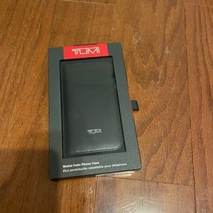 Tumi iphone 12 mini leather folio